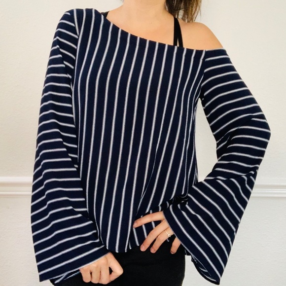Free People long sleeve off shoulder blouse small - Picture 3 of 4